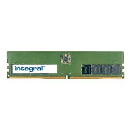 Integral - DDR5 - module - 16 Go - DIMM 288 broches - 5600 MHz / PC5-44800 - CL46 - 1.1 V - mémoire sans tampon - on-die ECC