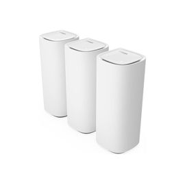 Linksys VELOP Pro 7 - Système Wi-Fi - (3 routeurs) - jusqu'à 9000 pieds carrés - maillage 1GbE, 2.5GbE, Wi-Fi 7 - Wi-Fi 7 - Multi-Bande