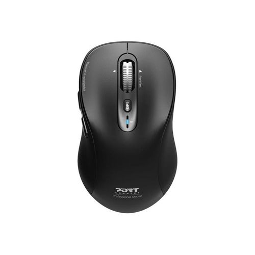 PORT Connect Professional EXPERT - Souris - rechargeable - optique - 6 boutons - sans fil - Bluetooth