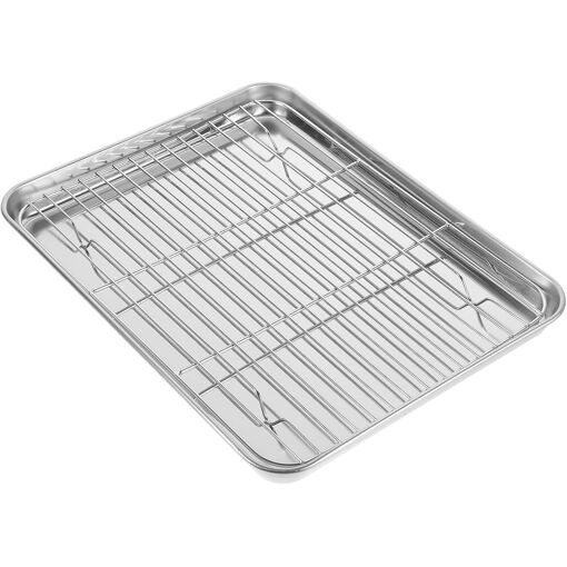 Plaque De Cuisson Avec Grille, 1 Plaques De Cuisson Antiadhésives R...