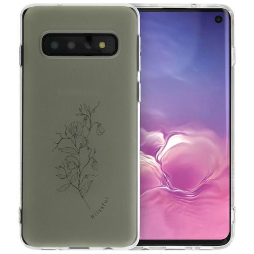 Imoshion Coque Design Samsung Galaxy S10 Floral Green