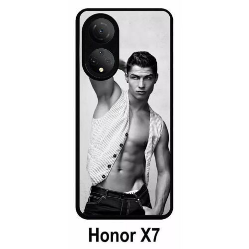 Coque Honor X7 - Cr7 Cristiano Ronaldo Body Beau Gosse - Silicone - Noir