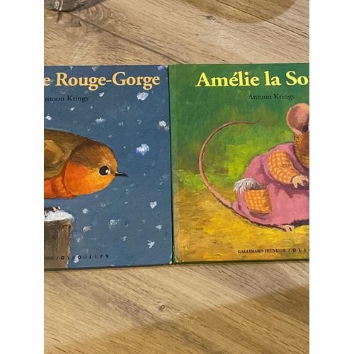 Petits Livre Enfants Georges Le Rouge-Gorge Et Amélie La Souris