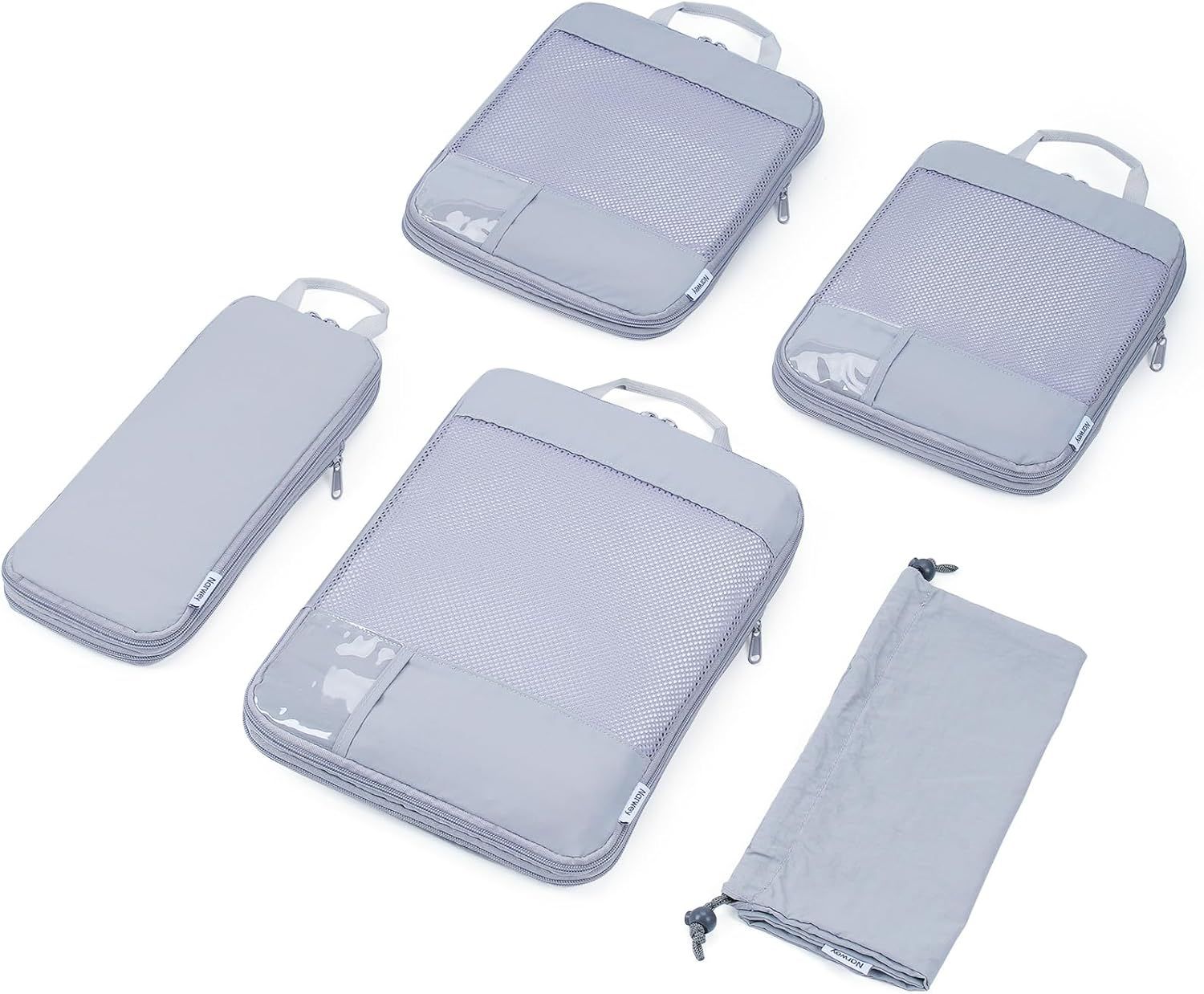 5 Pièces Organisateur Val , Sac Compression Voyage, Compression Pac...