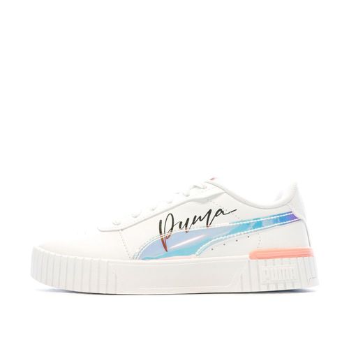 Baskets Blanches Fille Puma Carina 2.0