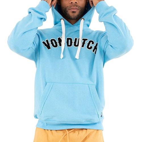 Sweat À Capuche Turquoise Homme Von Dutch Feutrine