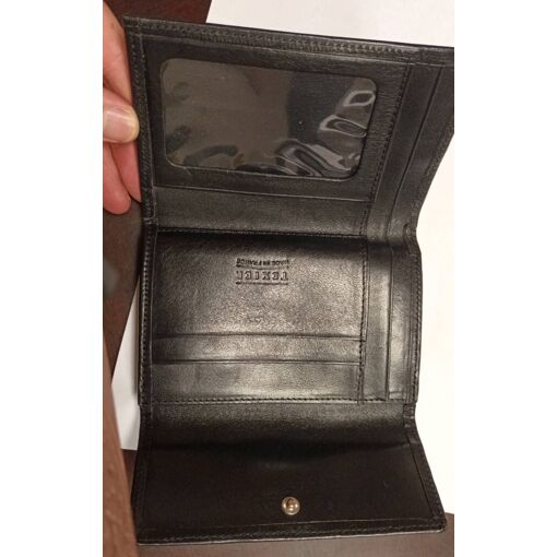 Ensemble Sac à Main + Portefeuille + Porte-Monnaie TEXIER - Occasion Bon État - Cuir Argenté