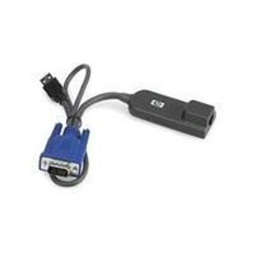 HPE USB Interface Adapter - Câble de rallonge vidéo / USB - pour BLc3000 Enclosure; IP console switch 1x1x16; Rack; Server Console Switch