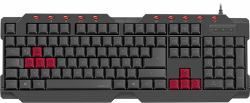 SPEEDLINK FERUS USB Anglais britannique Noir (SPEEDLINK Ferus Full-Size Gaming Keyboard, UK Layout, Black (SL-670000-BK-UK))