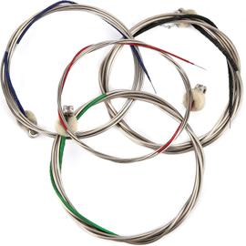 Cordes basses, 1 mm 1,4 mm 2 mm 2,5 mm 4 cordes durables en acier et  alliage de pour accessoires pour instruments de basse électrique