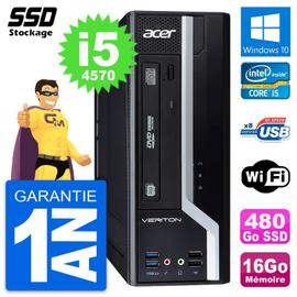 PC Acer Veriton N4640G Ecran 22 Intel G4400T RAM 16Go SSD 480Go