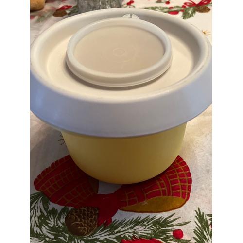 Bol Batteur Tupperware 1,5 Litre Vintage Jaune