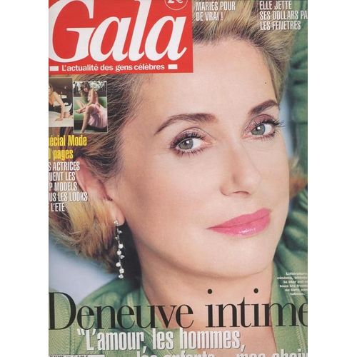 Gala / 03-03-2004  N° 560 : Catherine Deneuve (5p) - Jennifer Lopez (2p) - Kevin Costner (4p) - Elodie Bouchez (1p) - Lou Doillon (1p)  - Arielle Dombasle (3p) - Studio Harcourt (6p)
