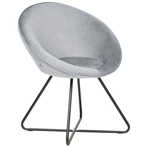 Chaise De Salle À Manger Floby Ii Velours Gris Clair