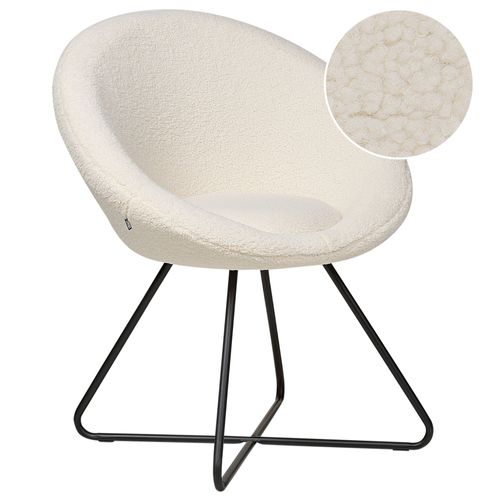 Chaise En Bouclettes Blanc Cassé Floby Ii