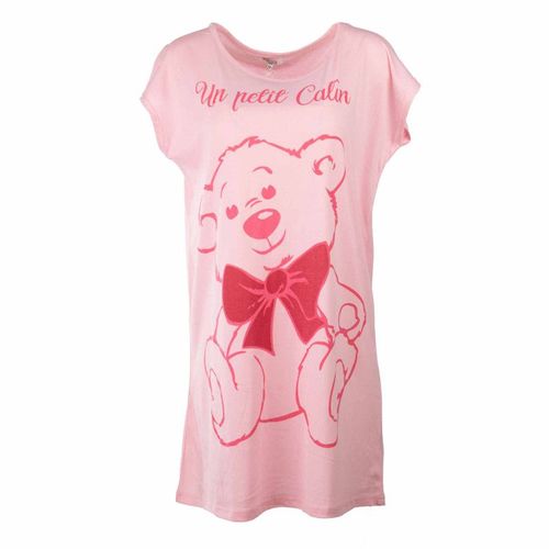 Tee-Shirt Long Femme Rose Clair Etincelle Paris Taille Unique