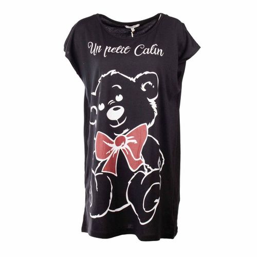Tee-Shirt Long Femme Noir Etincelle Paris Taille Unique