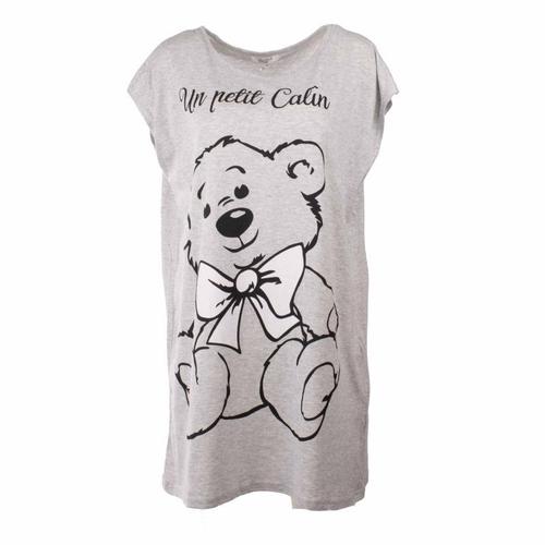 Tee-Shirt Long Femme Gris Etincelle Paris Taille Unique