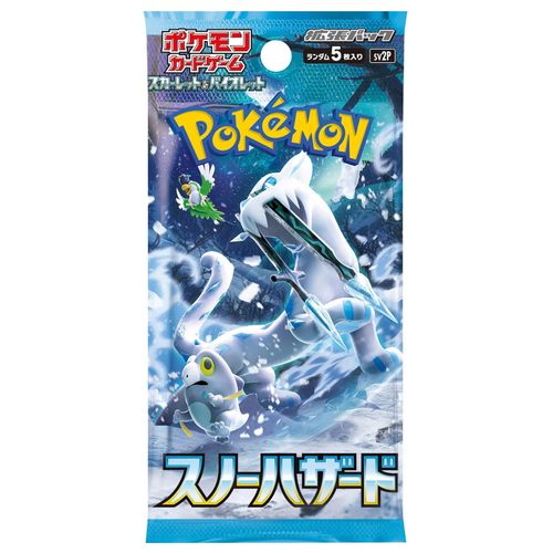 Pack Booster - Pokemon - Ecarlate Et Violet Pack Snow Hazard (Cartes Japonaises)