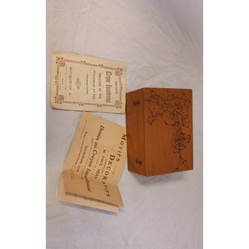 Coffret Gravure Au Feu N°1929