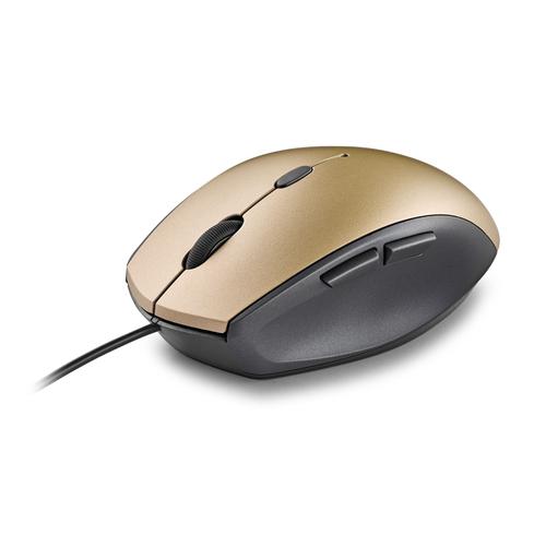NGS Souris filaire Moth (Noir/Or)