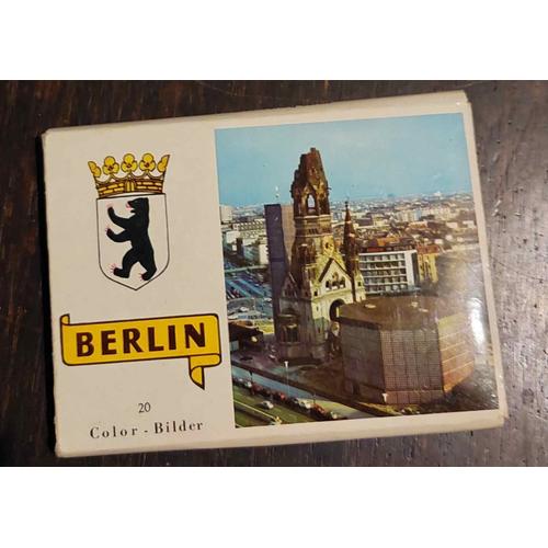 Pochette De 20 Magnifiques Cartes-Postales-Moyennes Vues Anciennes De Berlin / Avec Mur De Berlin