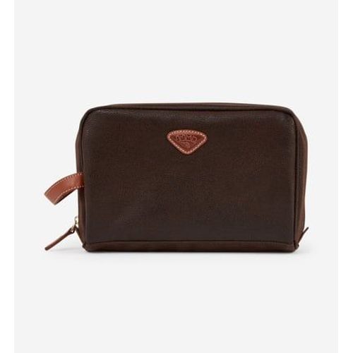 Jump - Trousse de toilette grainée - Marron