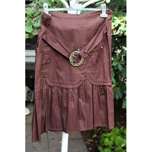 Jupe Morgan , Courte, Couleur Chocolat.Taille Étiquetèe:42.