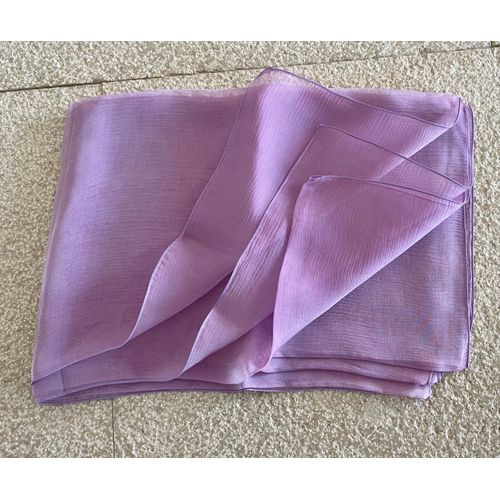 Etole Soie Changeante Mauve 157,5 X 57,5 Cm Neuve
