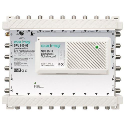 Axing SPU 910-09 Commutateur multiple satellite 9 en 10 pour Quad et Quattro Bloc de découpage Import Allemagne