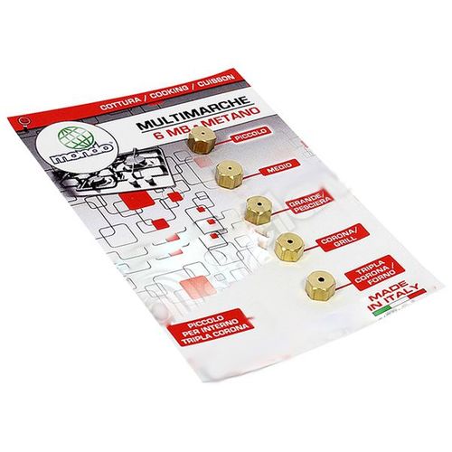 JEU INJECTEURS UNIV. GAZ NATUREL 6 MB = 310.34