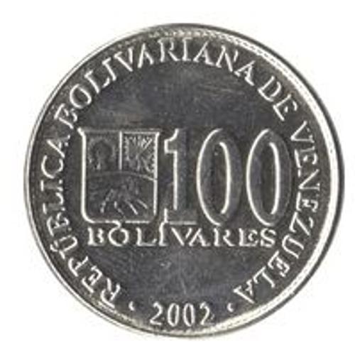 Pièce 100 Bolívares Venezuela - 2002