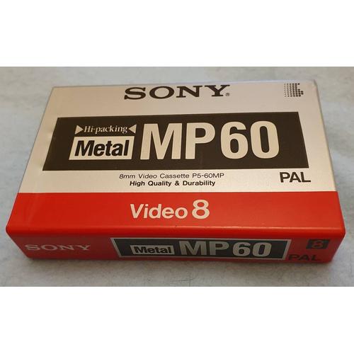 Sony VIDEO8 MP60 (P5-60MP) - Cassette 60min pour camescope 8mm