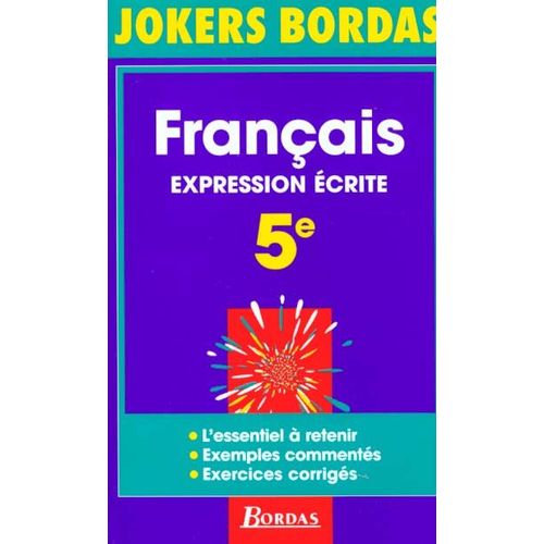 Français - Expression Écrite, 5e
