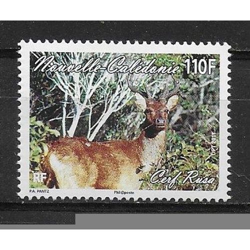 Nouvelle-Caledonie 2011 : Tourisme : Animal : Cerf Rusa : Timbre À 110 F. Multicolore Neuf **
