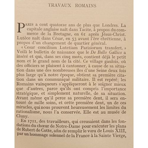 René Héron De Villefosse Construction De Paris 1938