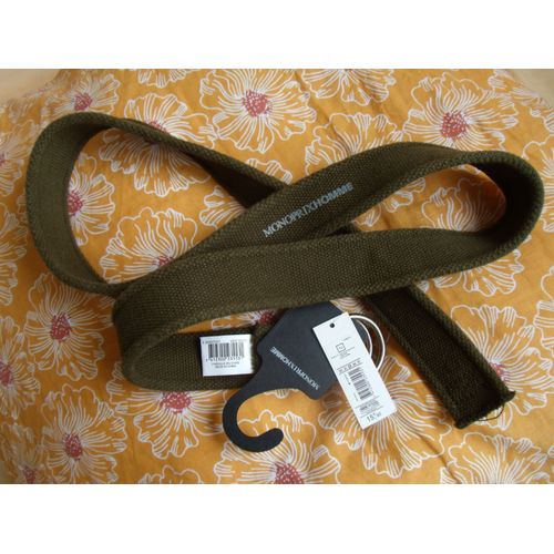 Ceinture Monoprix Homme Kaki Tu