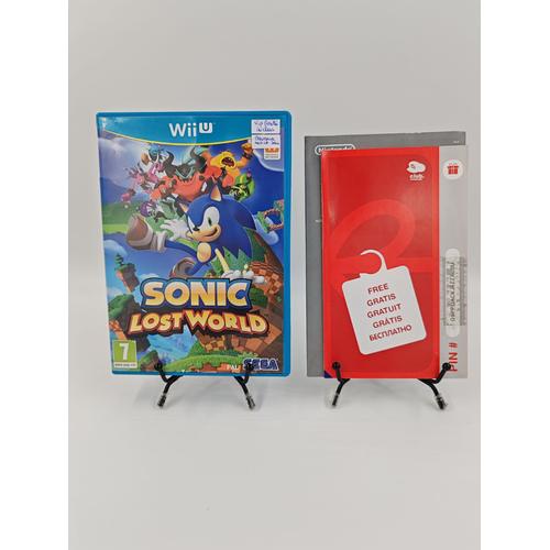 Jeu Nintendo Wii U Sonic Lost World En Boite, Complet + Vip Grattés (Manque La Notices Du Jeu)