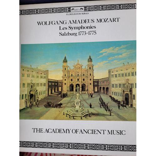 Coffret 3 Vinyles Mozart Les Symphonies De Salzbourg 1773-1775 The Academy Of Ancient Music Christopher Hogwood