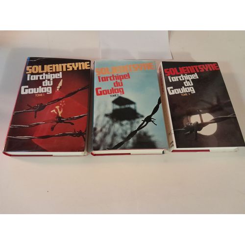 Alexandre Soljenitsyne L Archipel Du Goulag 1918-1956 Essai D Investigation Litteraire En 3 Volumes (Complet Tomes 1 2 & 3) Ed. Seuil/France Loisirs 1976/77