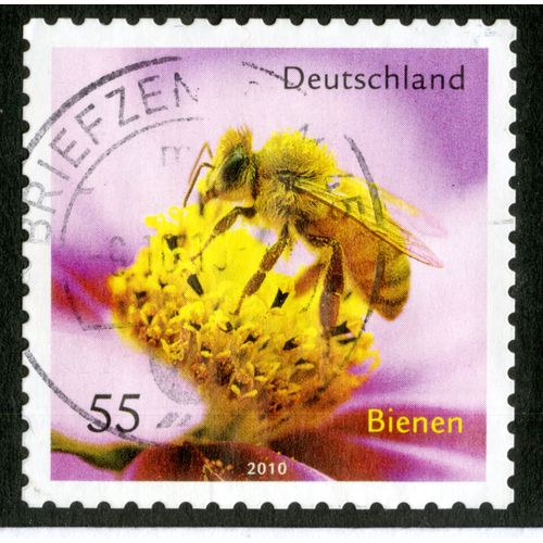 Timbre Oblitéré Deutschland, Bienen, 2010, 55