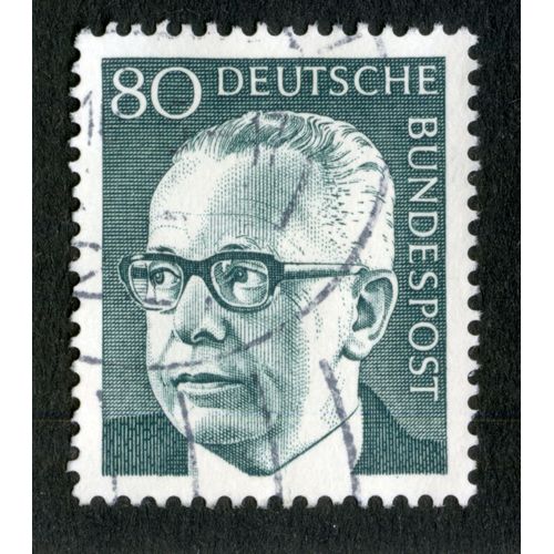 Timbre Oblitéré Deutsche Bundespost, 80