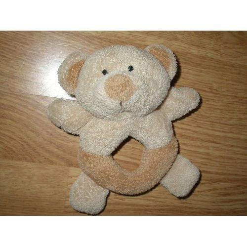 Doudou Hochet Ours Nicotoy The Baby Collection