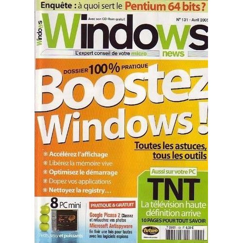 Windows News  N° 131 : Boostez Windows