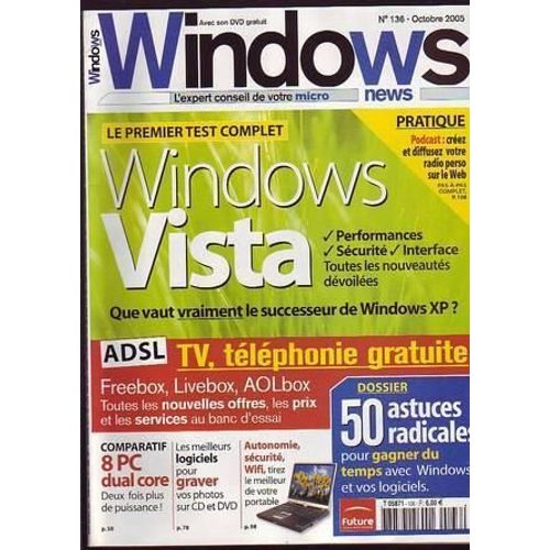 Windows News  N° 136 : Windows Vista