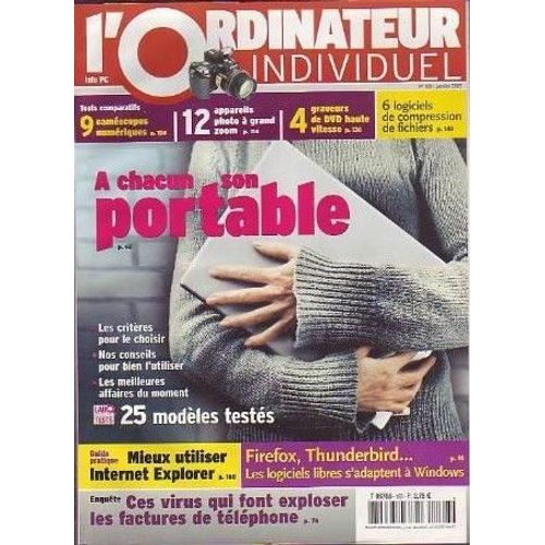L'ordinateur Individuel N° 168 : A Chacun Son Portable