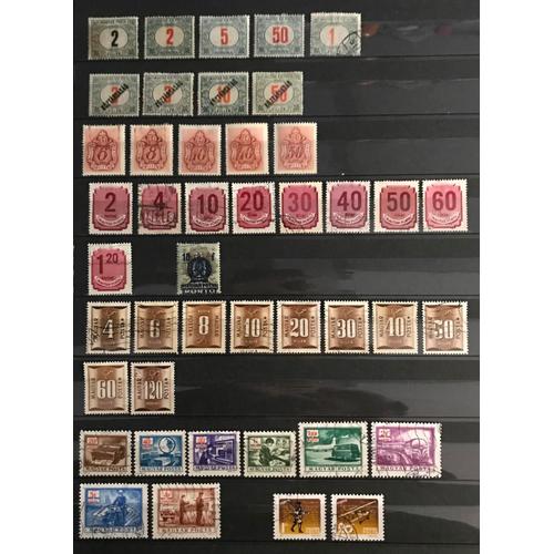 Lot De 45 Timbres Taxes Hongrie