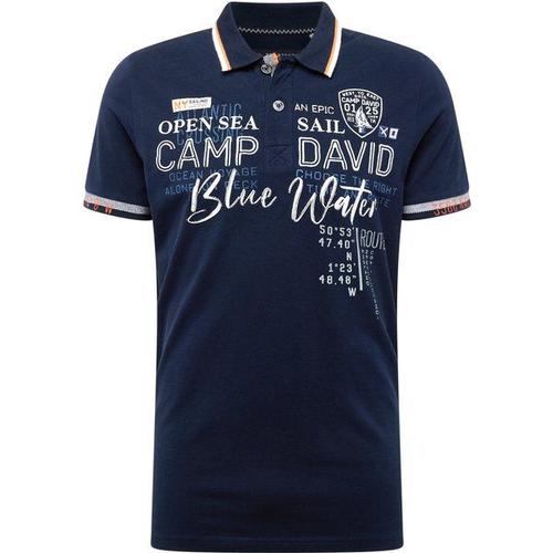 Camp David T-Shirt Bleu Marine / Rouge / Blanc