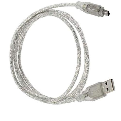 4 pieds 1,2 m USB male vers 1394 4 broches male Dv cable Firewire 400 Ieee 1394 cable Ilink Fire Wire cable cordon, pour camescope Jvc Sony Dcr-trv75e Dv USB sapin