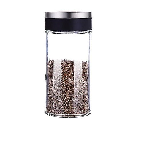 Pot ¿¿ ¿¿pices en verre 5oz, sali¿¿re et poivri¿¿re avec trous de versement r¿¿glables pour assaisonnements, herbes, poudres et paillettes